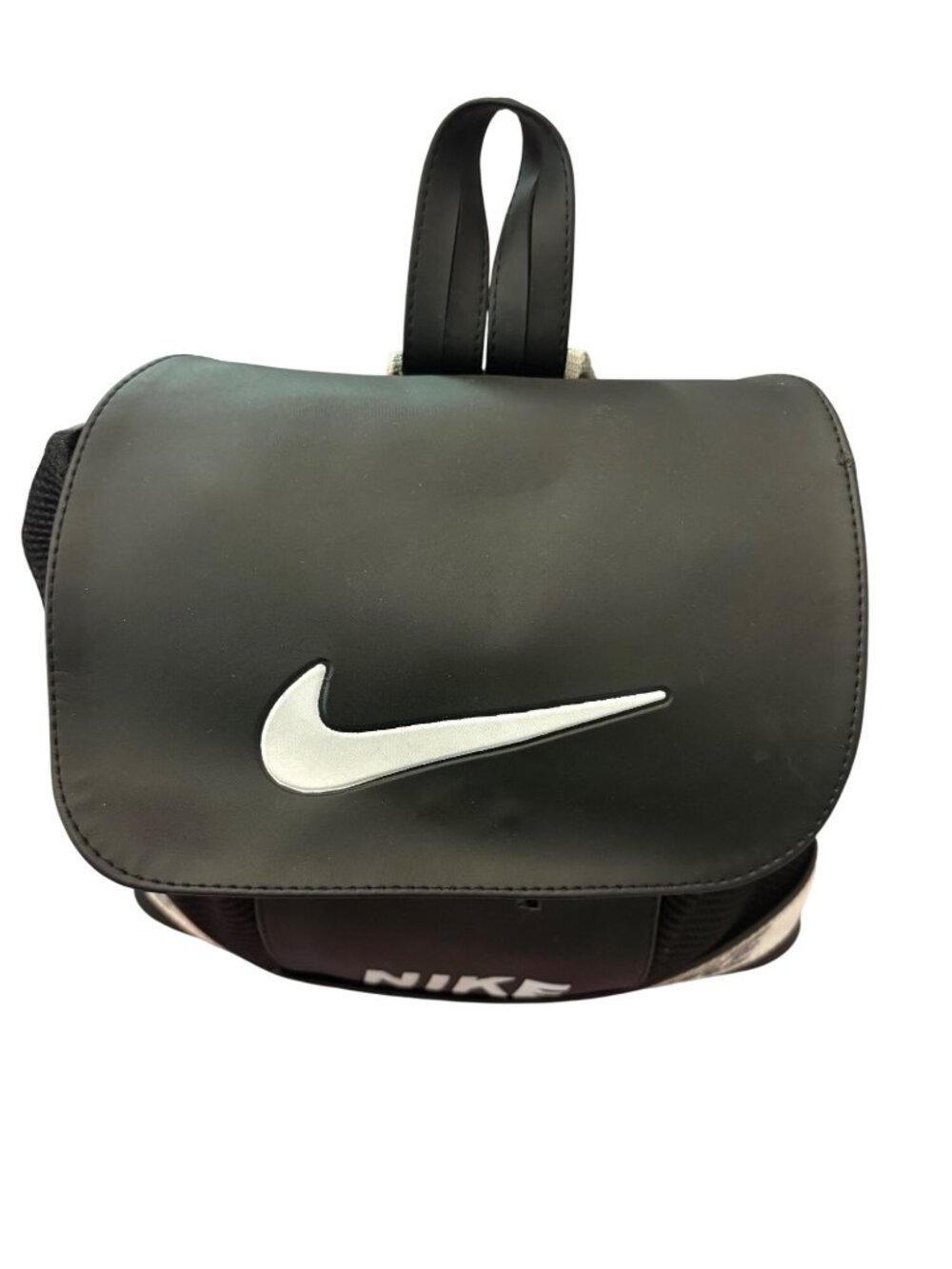 Nike Black Small Backpack W/ Drawstring Closure & Adjustable Logo Straps - Picture 6 of 15